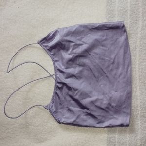 Fashion Nova Purple Crop Top